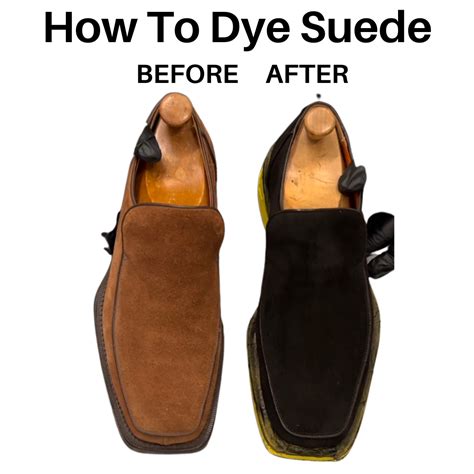 can you dye fake suede shoes